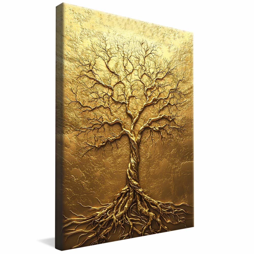 Gold Tree V2128 Canvas