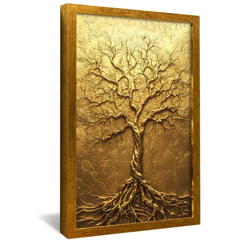 Gold Tree V2128 Canvas