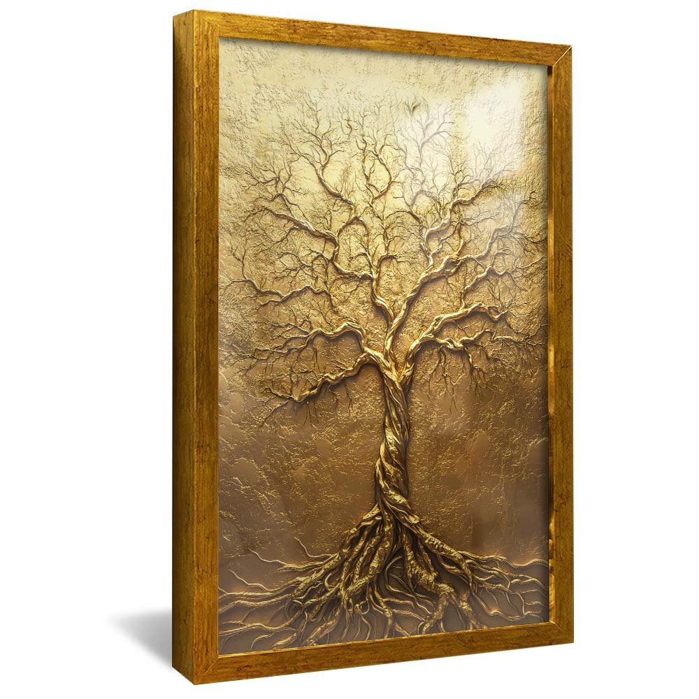 Gold Tree V2128 Canvas