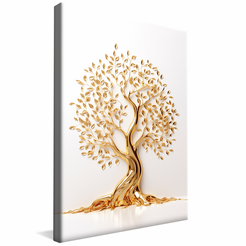 Gold Tree V835 Canvas