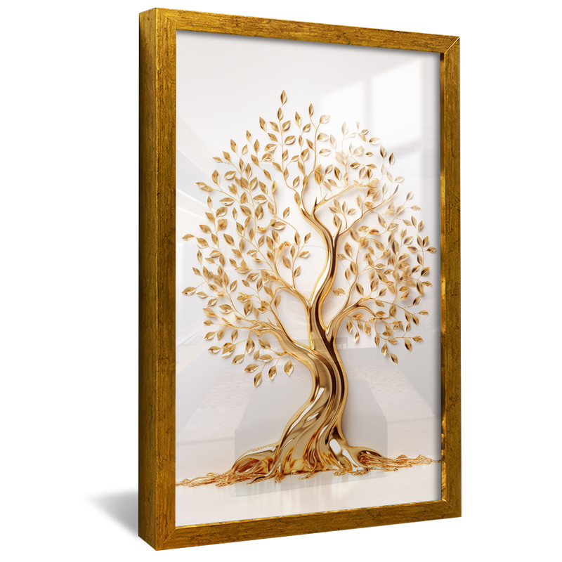 Gold Tree V835 Canvas