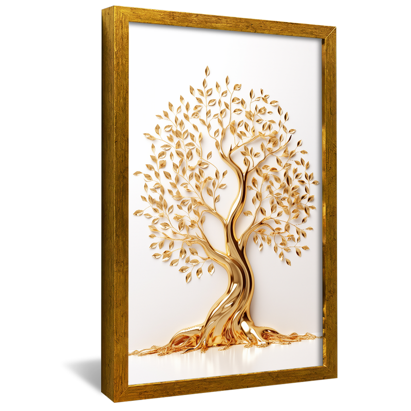 Gold Tree V835 Canvas