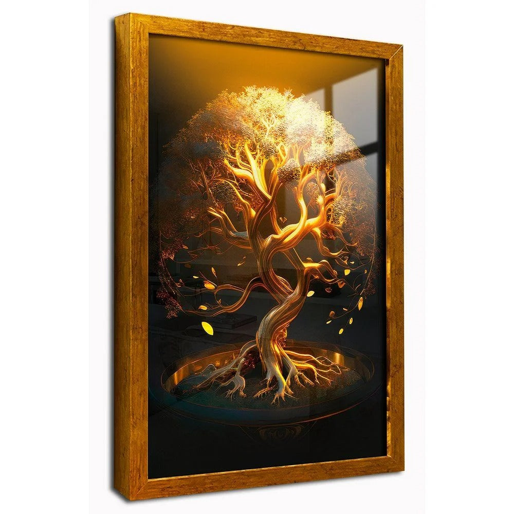 Gold Tree of Life Canvas