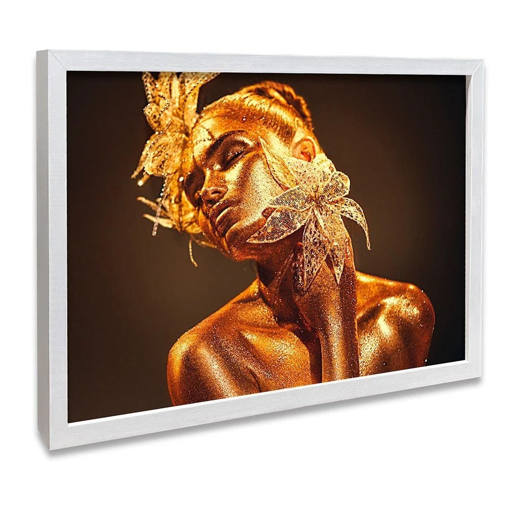 Gold Woman Canvas