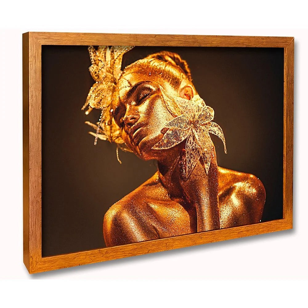 Gold Woman Canvas