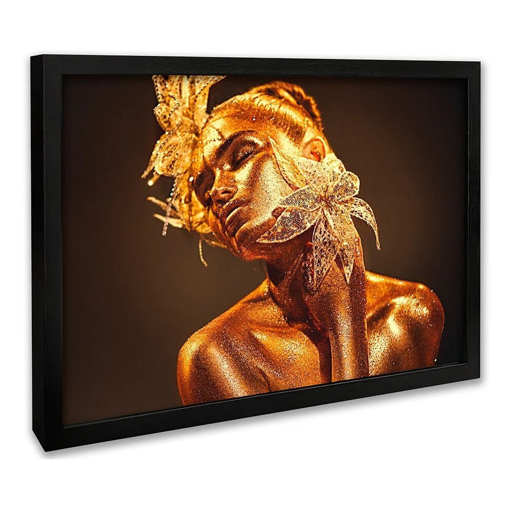 Gold Woman Canvas