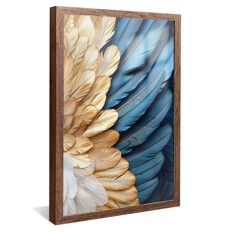 Gold and Blue Penalties V1300 Canvas