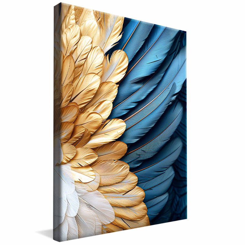 Gold and Blue Penalties V1300 Canvas