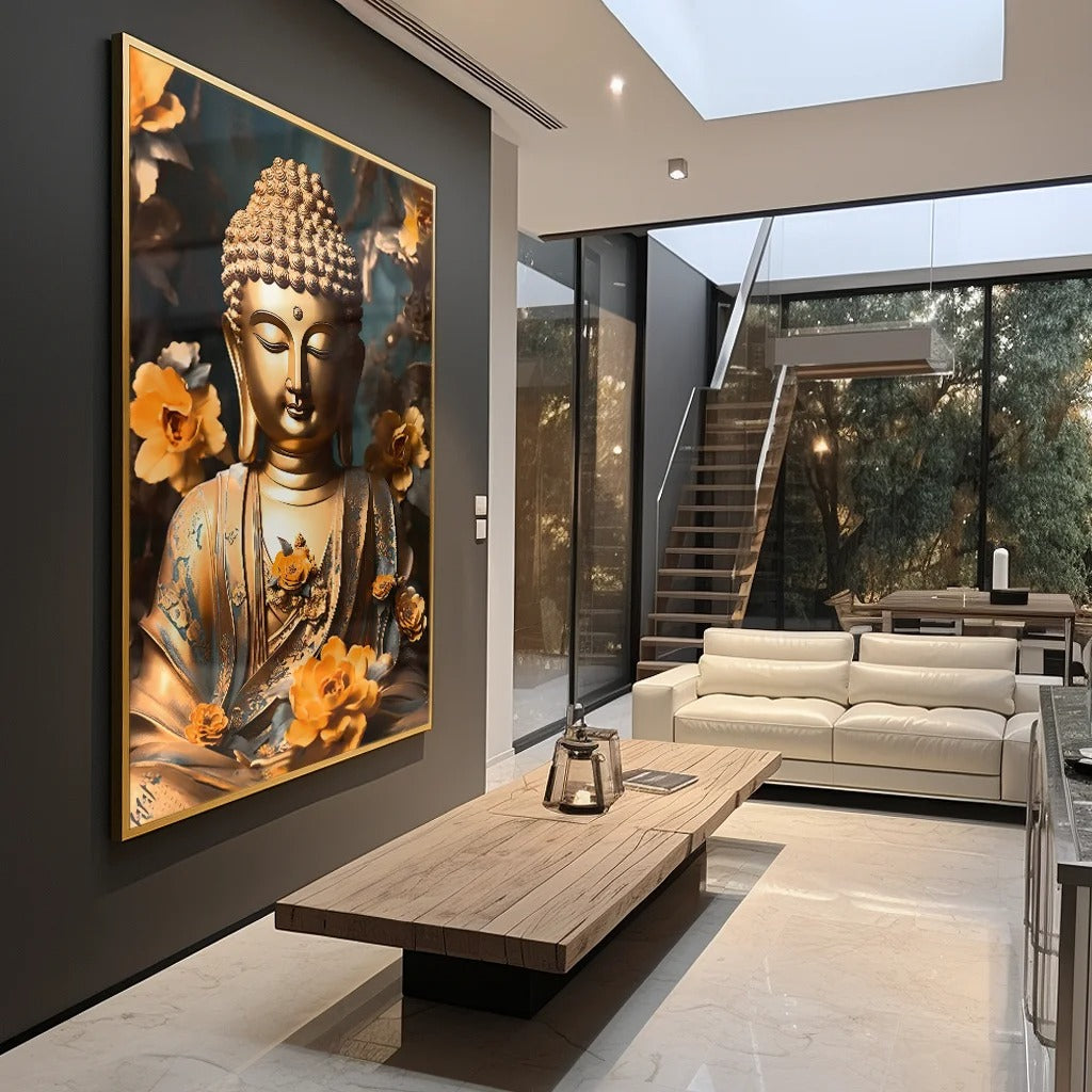 Golden Buddha Canvas V811