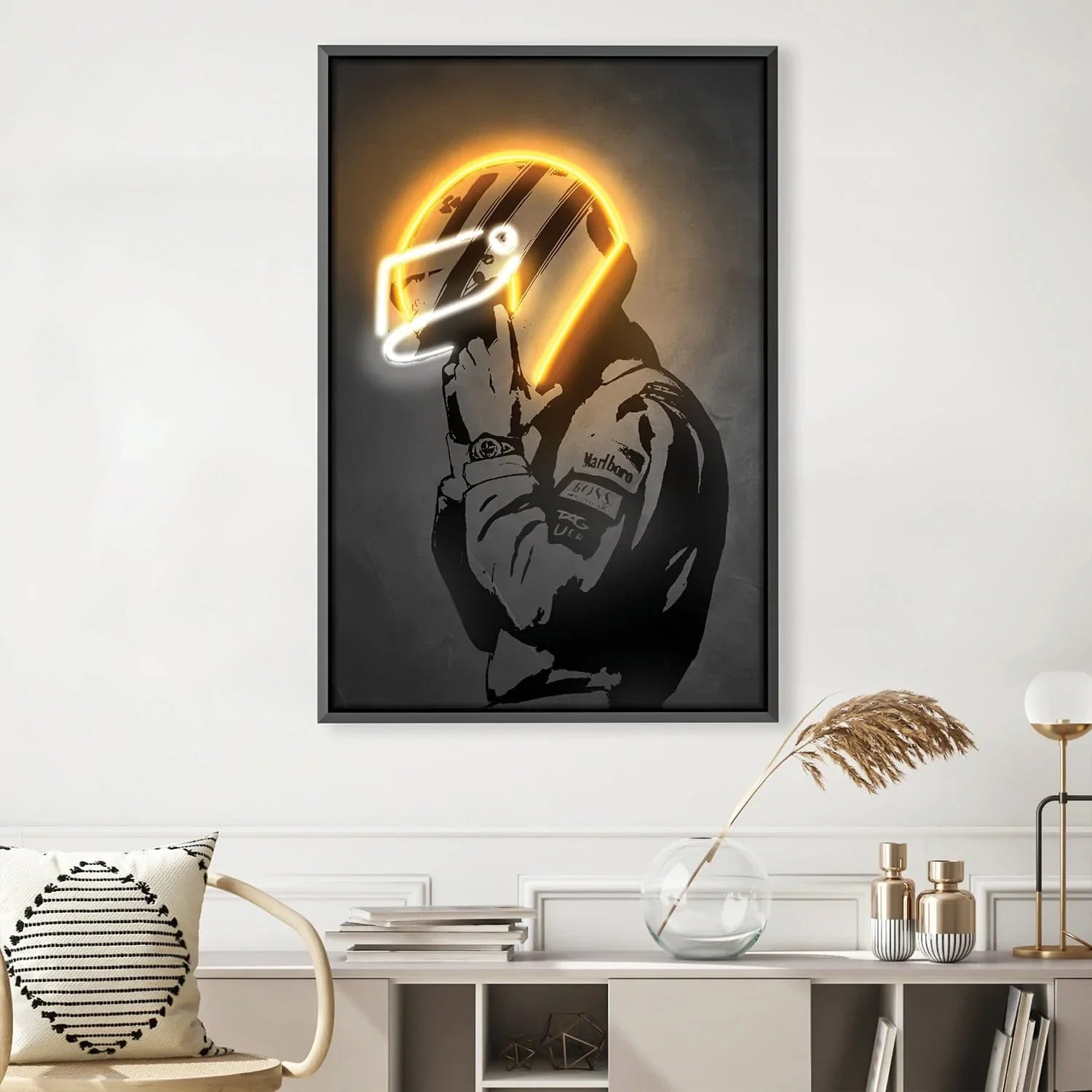 Golden Corridor Canvas