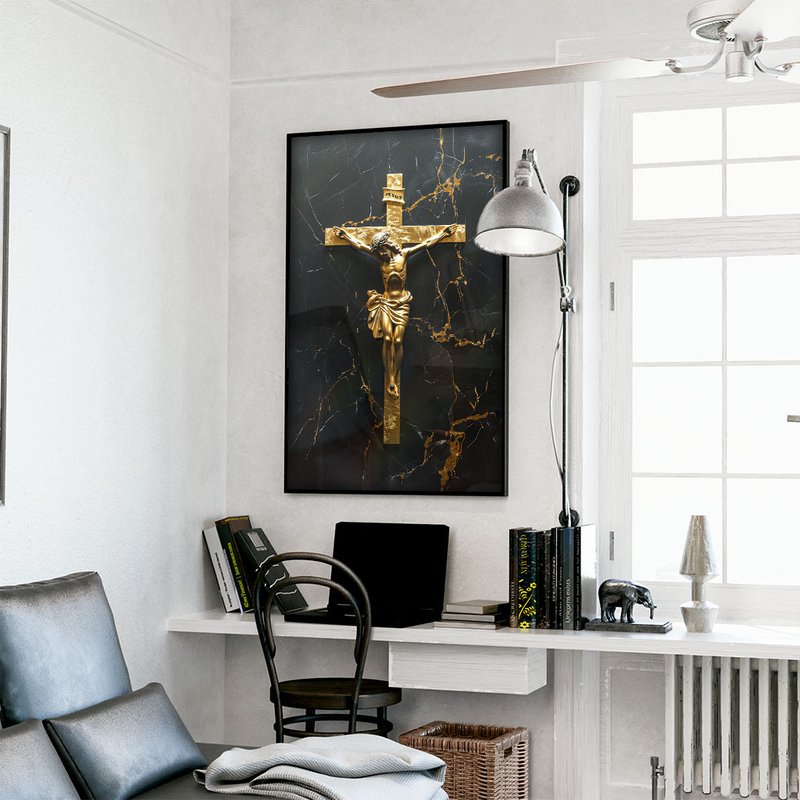 Golden Cross V1795 Canvas