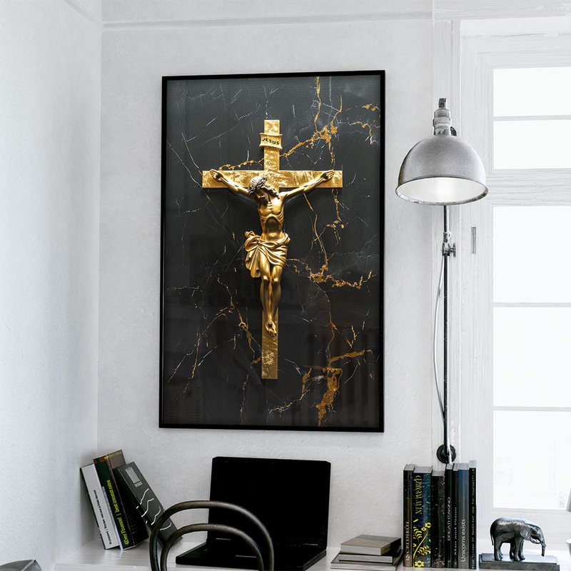 Golden Cross V1795 Canvas