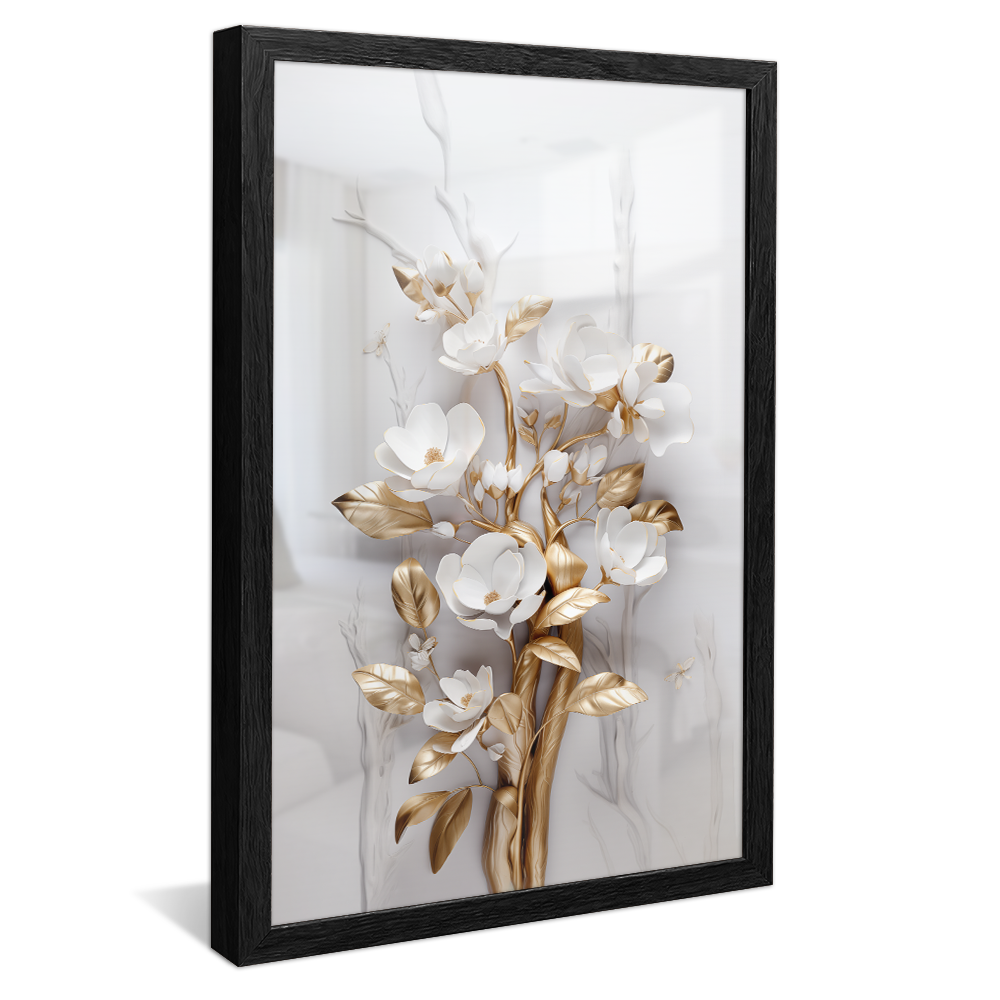 Golden Flower V854 Canvas