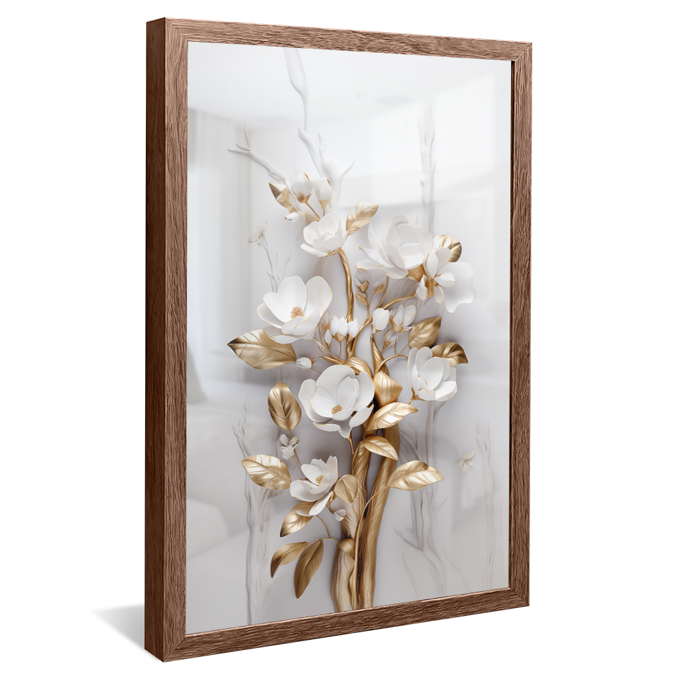 Golden Flower V854 Canvas