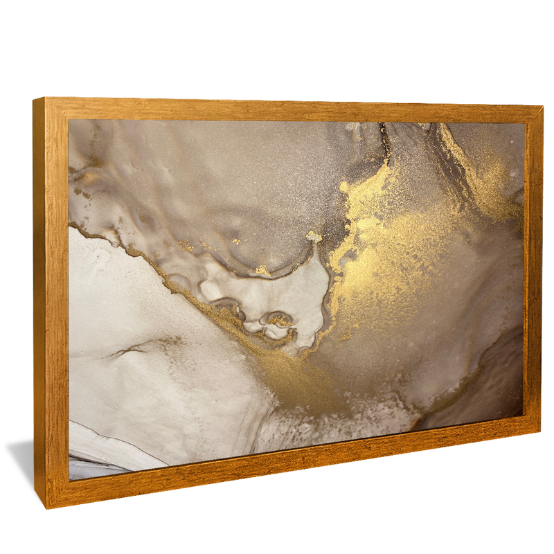 Golden Glass Marble V1286 Canvas