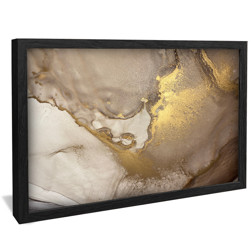 Golden Glass Marble V1286 Canvas