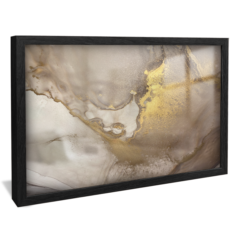 Golden Glass Marble V1286 Canvas