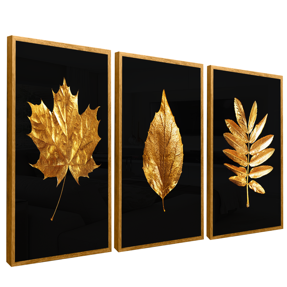 Golden Leaves V1466 Canvas