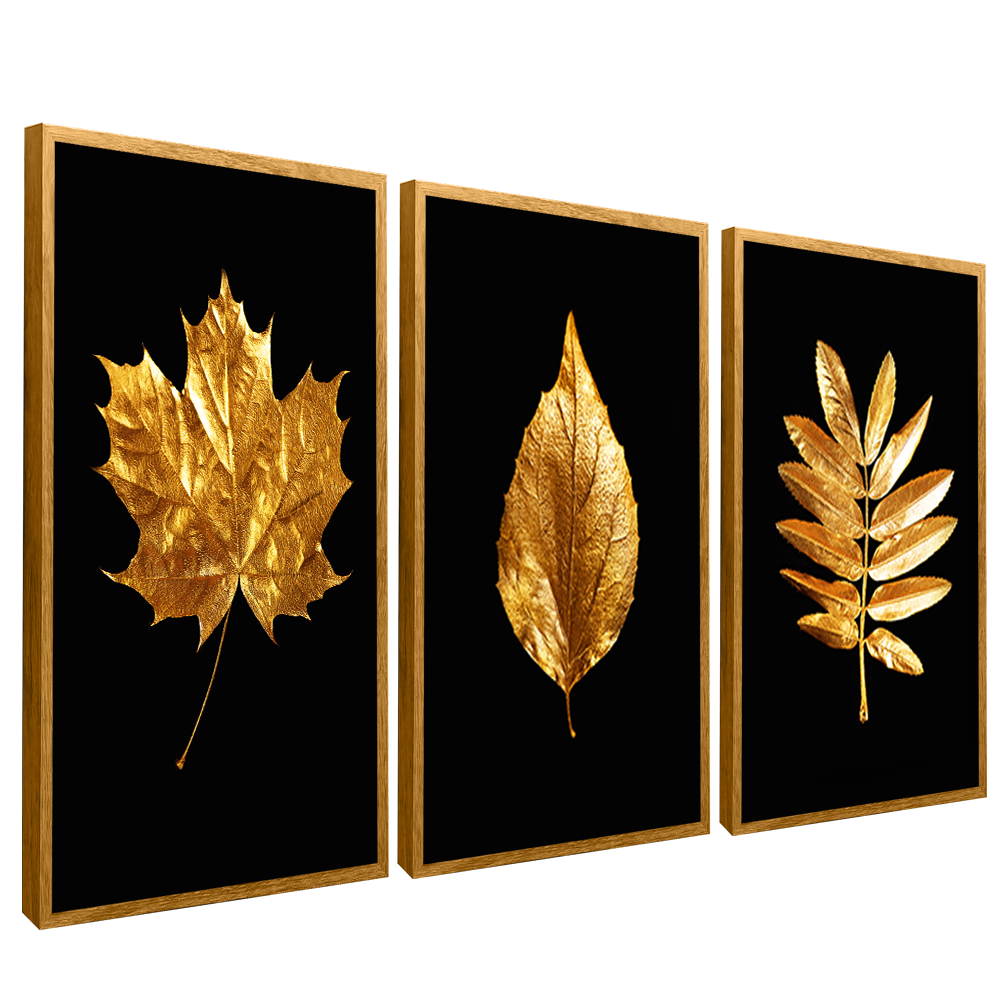 Golden Leaves V1466 Canvas