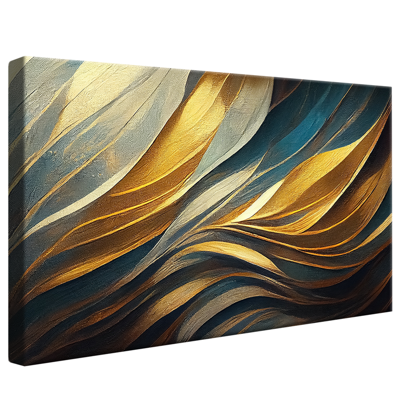 Golden Leaves V964 Canvas