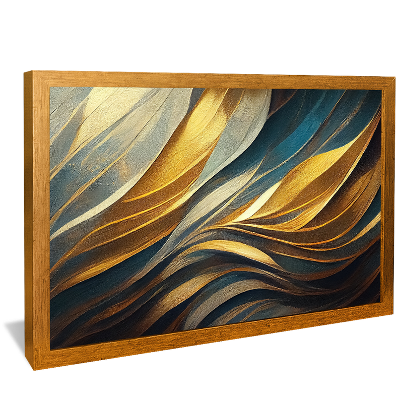 Golden Leaves V964 Canvas