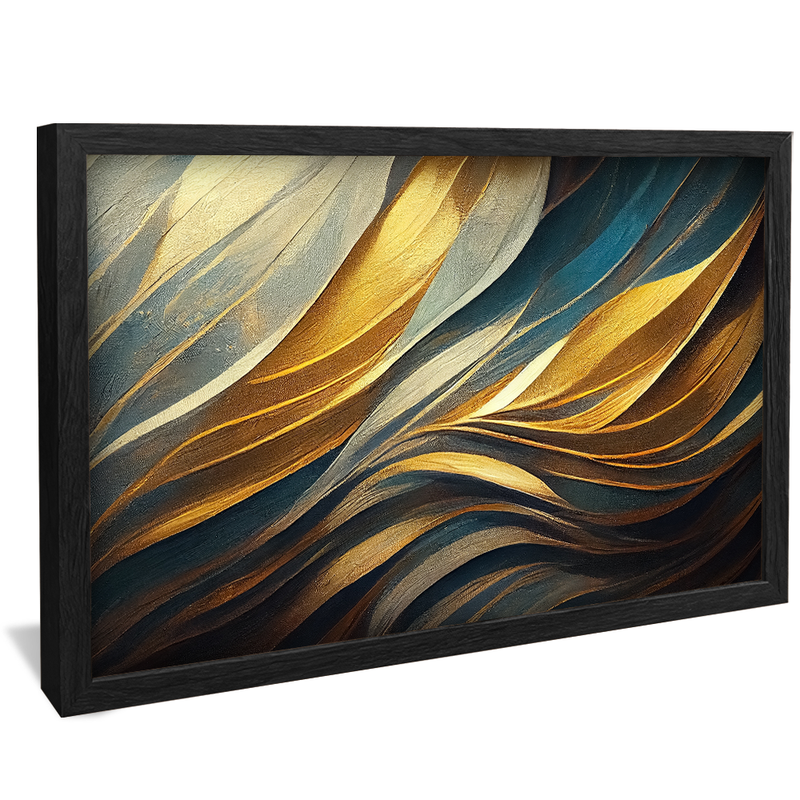 Golden Leaves V964 Canvas