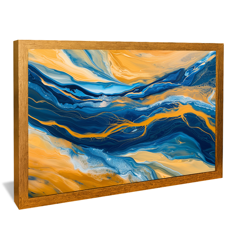 Golden Marble River V1364 Canvas