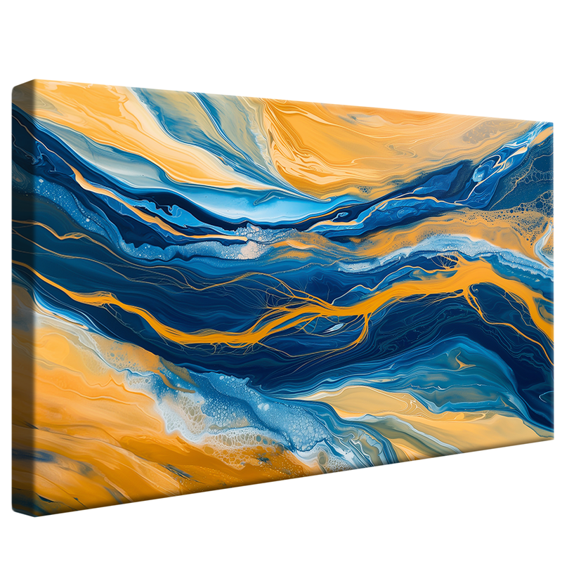 Golden Marble River V1364 Canvas