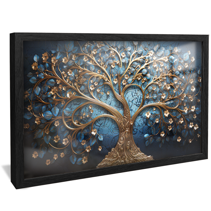 Golden Mystical Tree V1449 Canvas