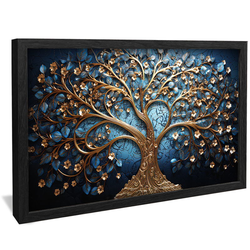 Golden Mystical Tree V1449 Canvas