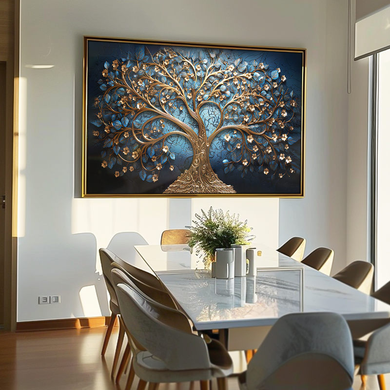 Golden Mystical Tree V1449 Canvas