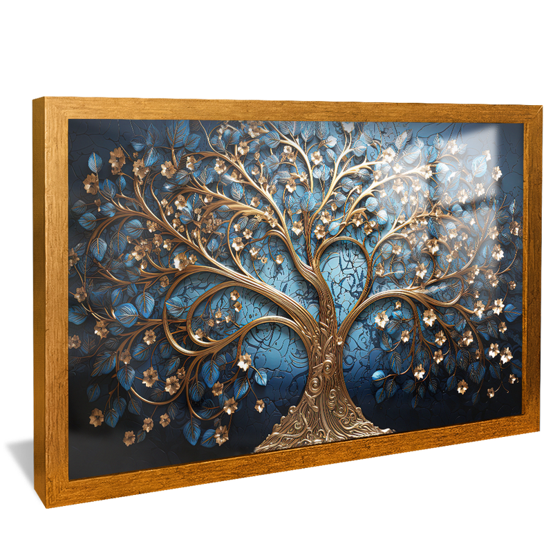 Golden Mystical Tree V1449 Canvas