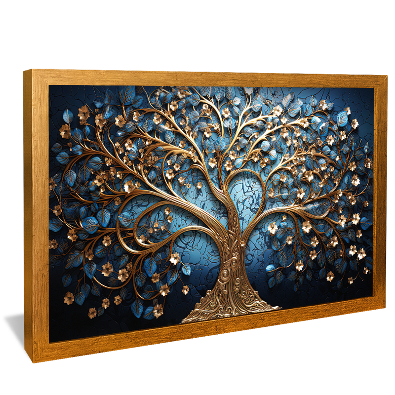 Golden Mystical Tree V1449 Canvas