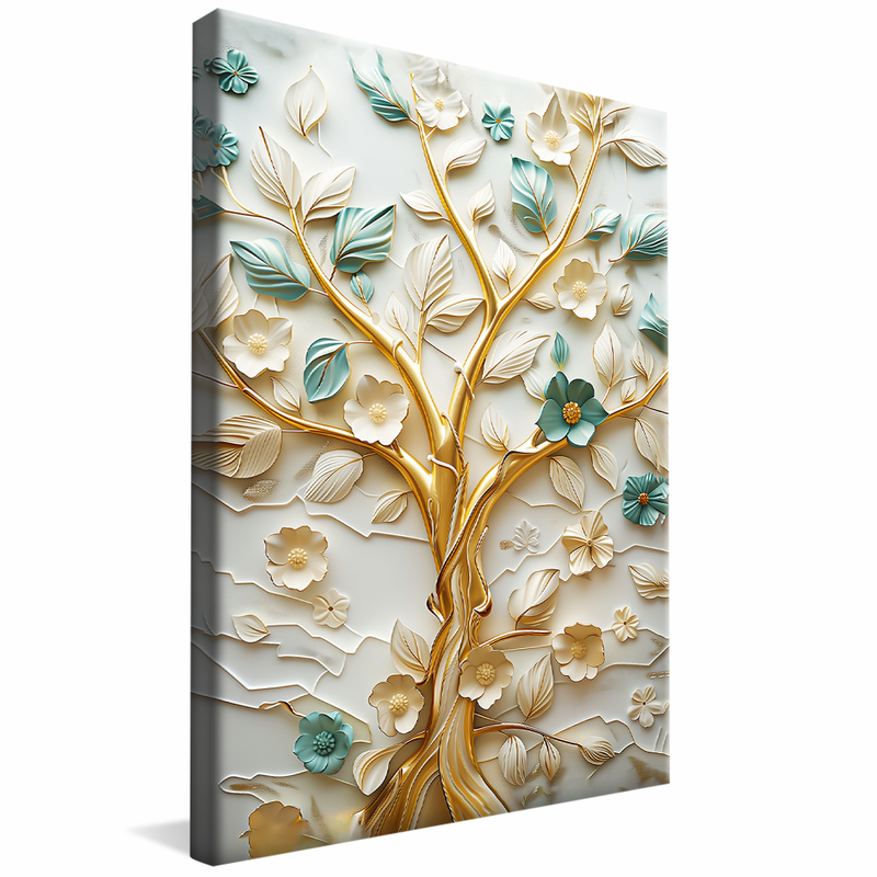 Golden Tree Branch V1365 Canvas