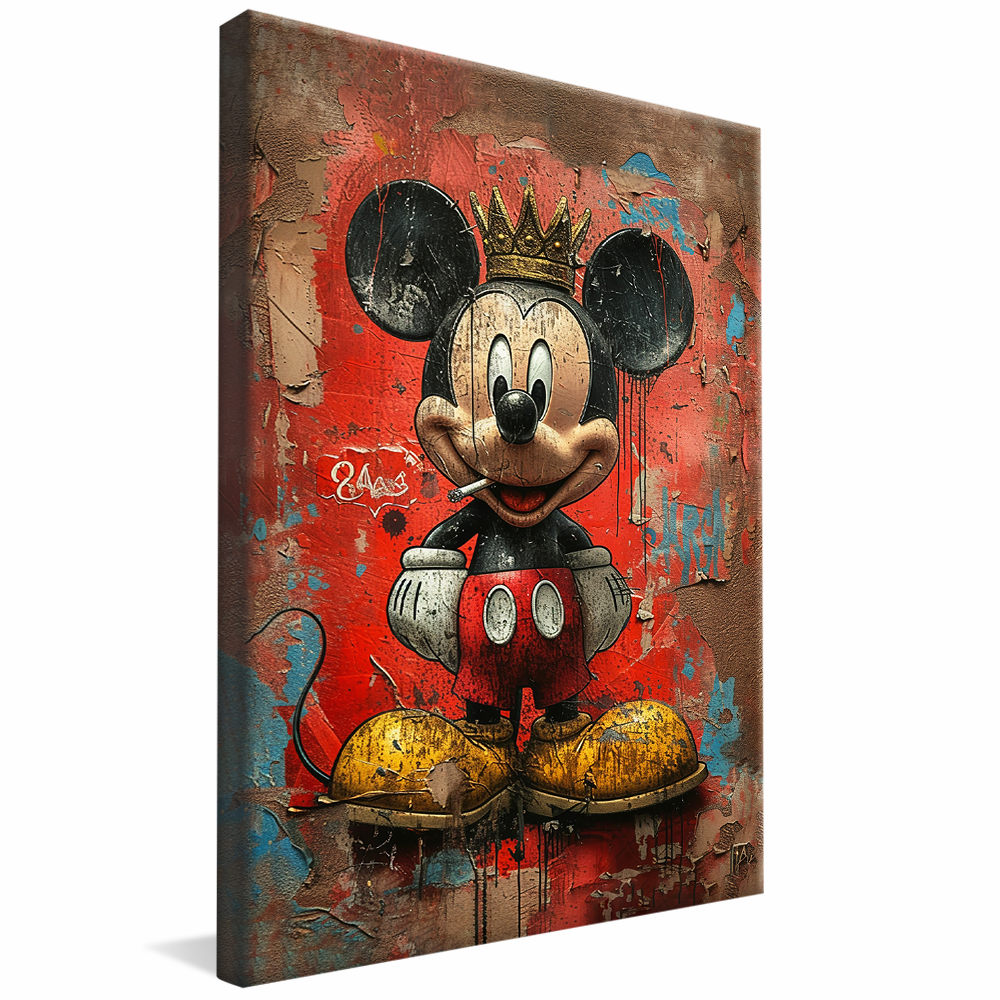 Graffiti Mickey V1233 Canvas