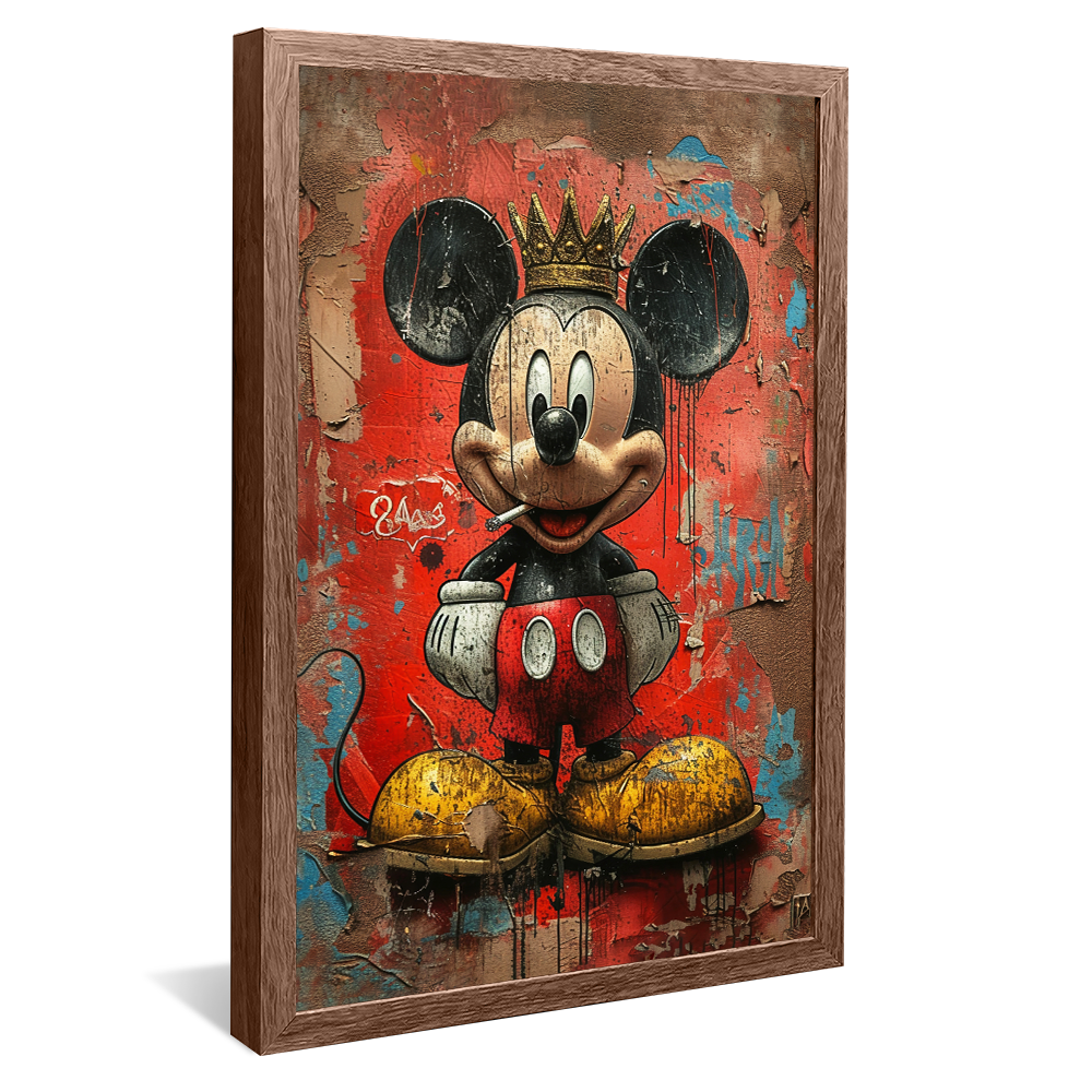 Graffiti Mickey V1233 Canvas