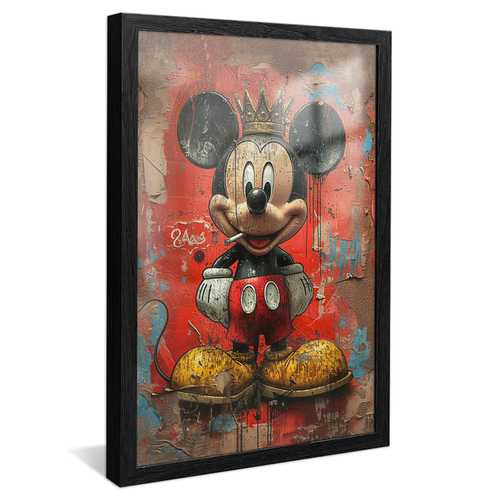 Graffiti Mickey V1233 Canvas