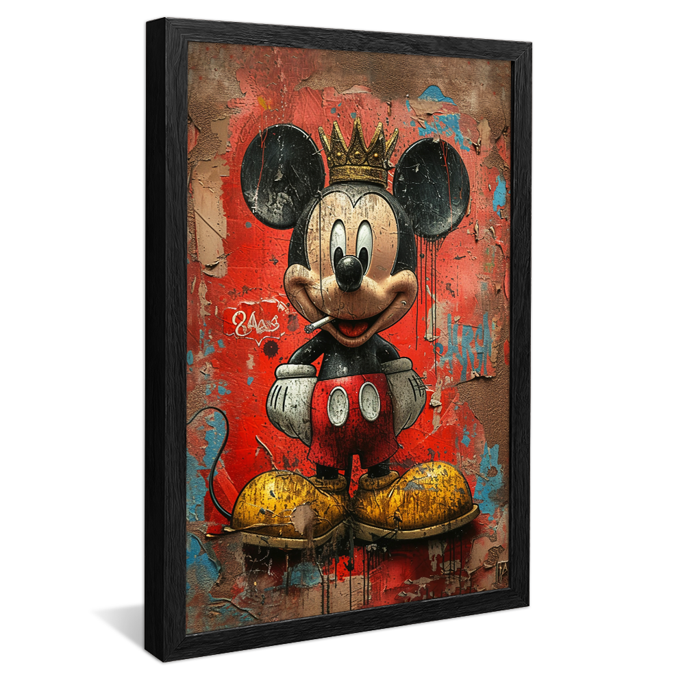 Graffiti Mickey V1233 Canvas