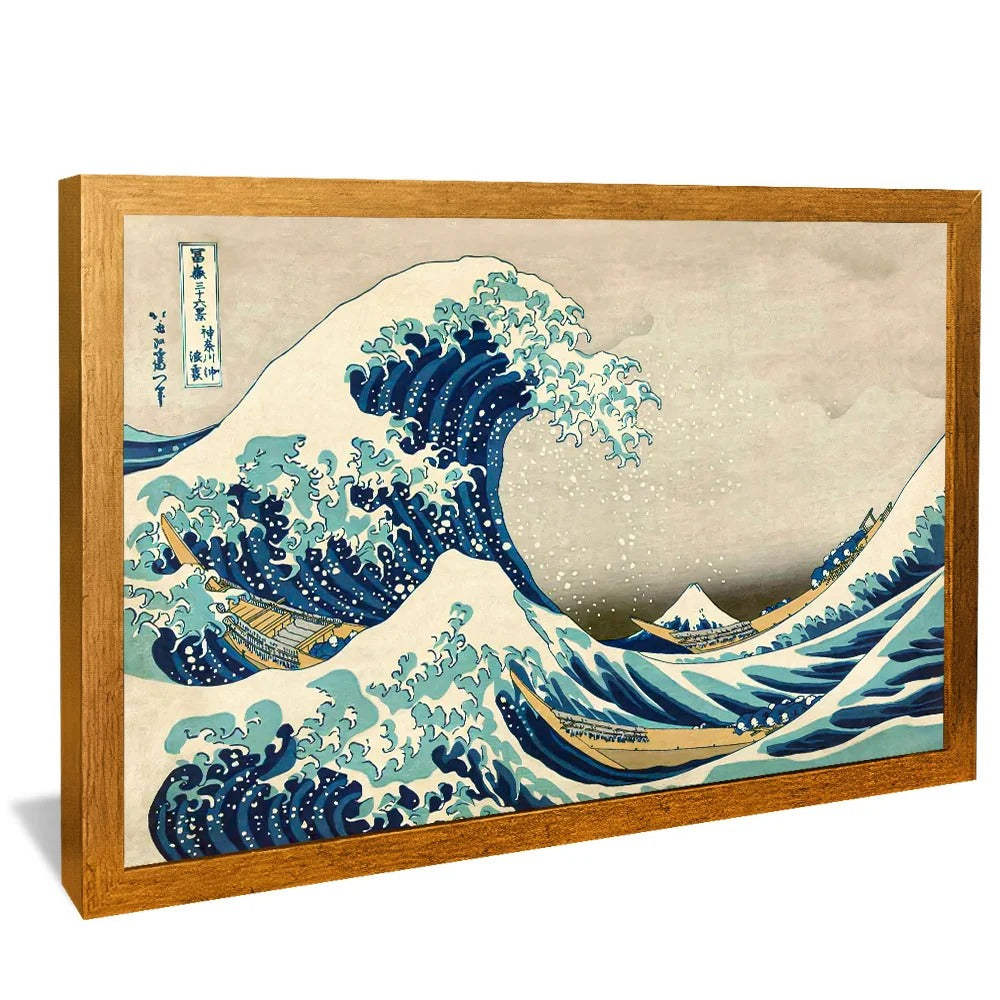 Great Wave off Kanagawa by Hokusai Decorative Canvas