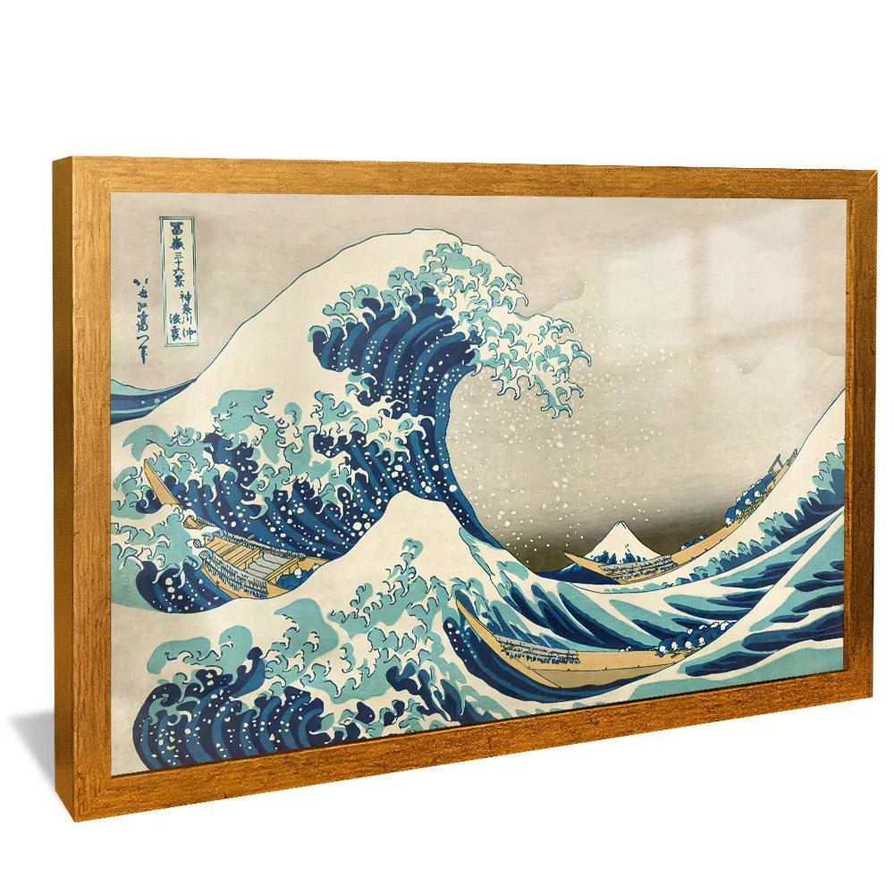 Great Wave off Kanagawa by Hokusai Decorative Canvas