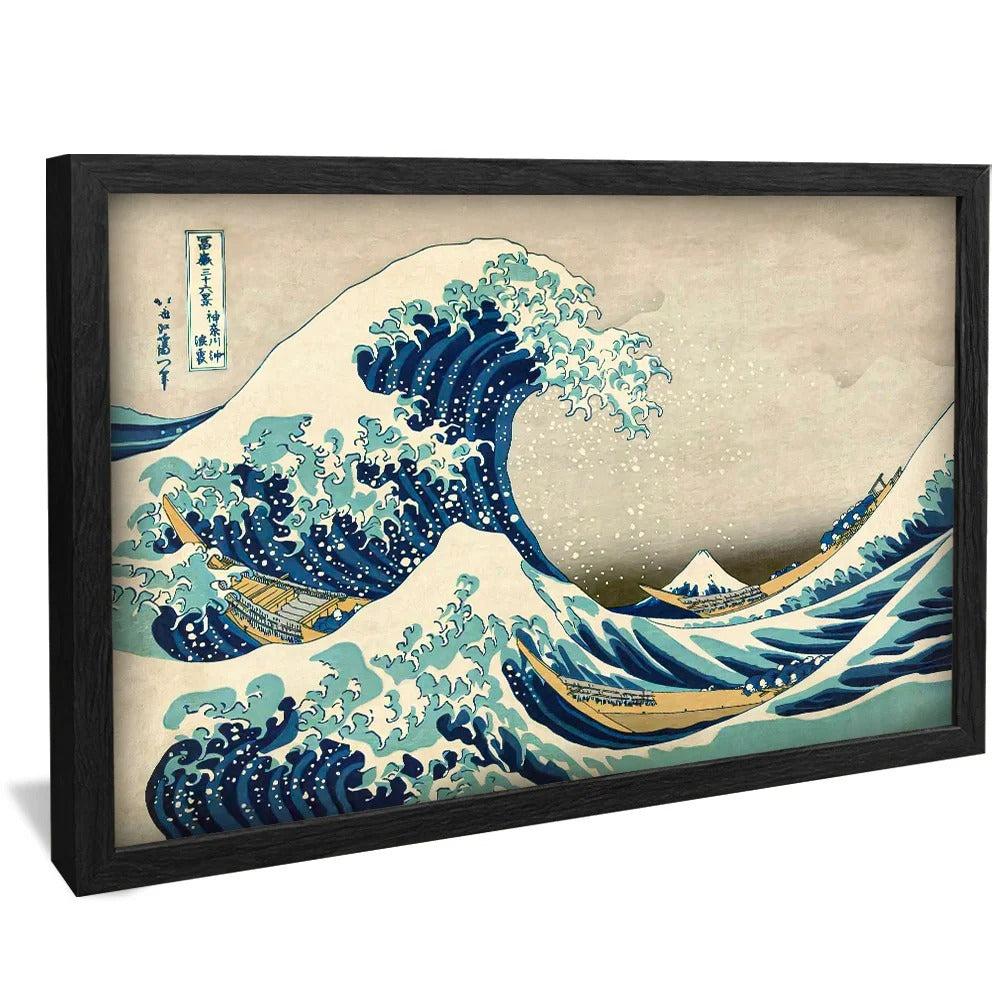 Great Wave off Kanagawa by Hokusai Decorative Canvas