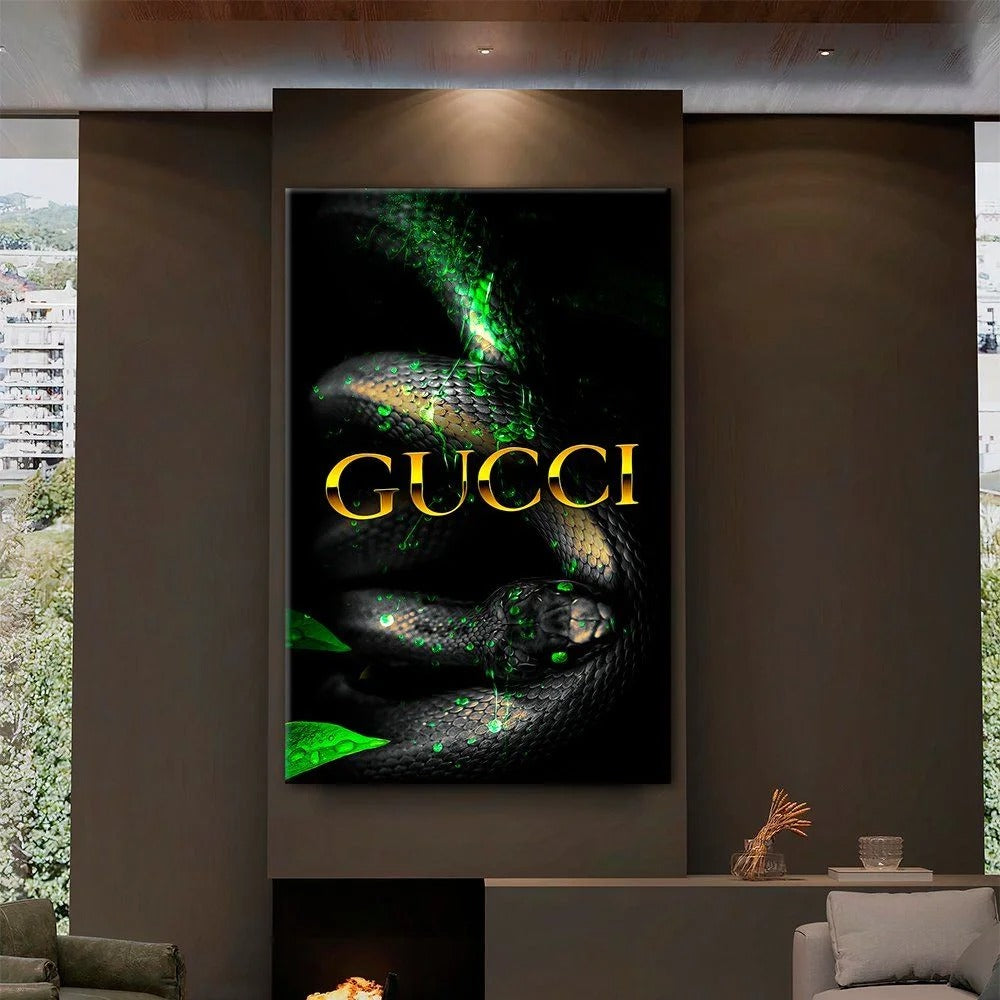 Gucci Snake Canvas