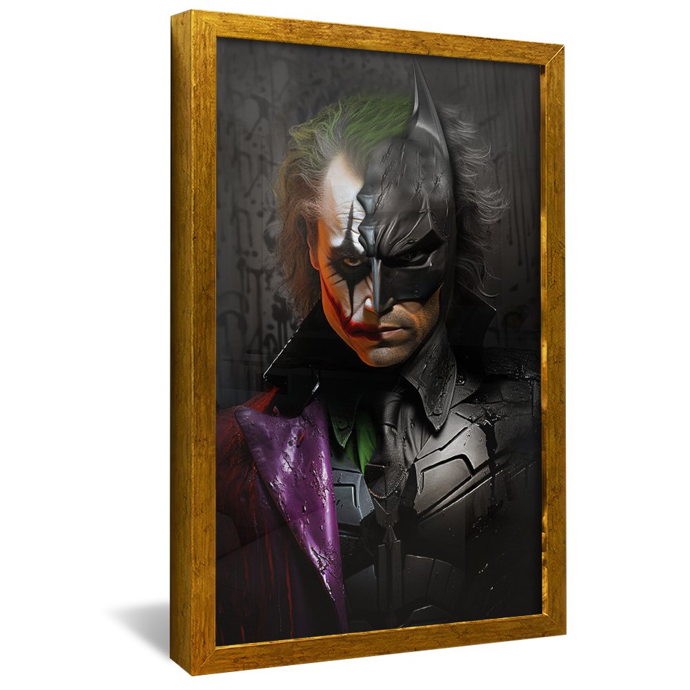 Half Bat, Half Clown Canvas