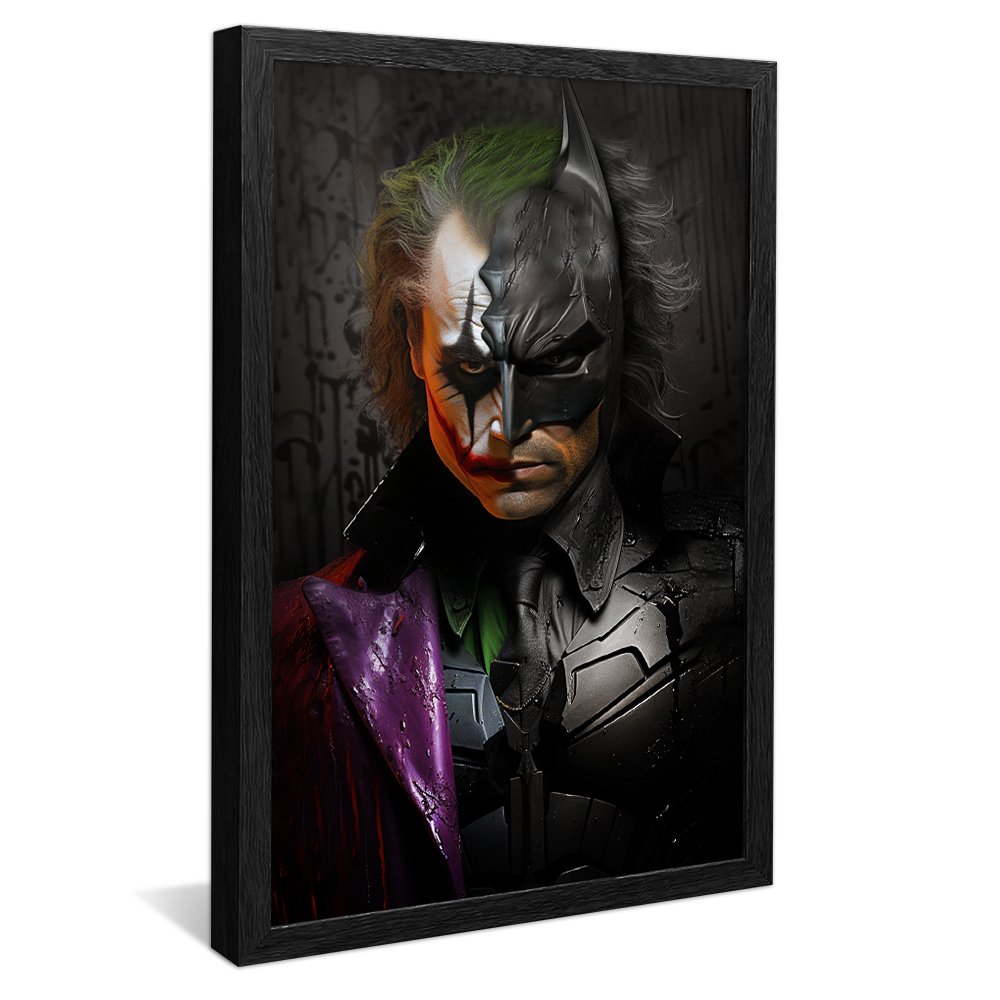 Half Bat, Half Clown Canvas