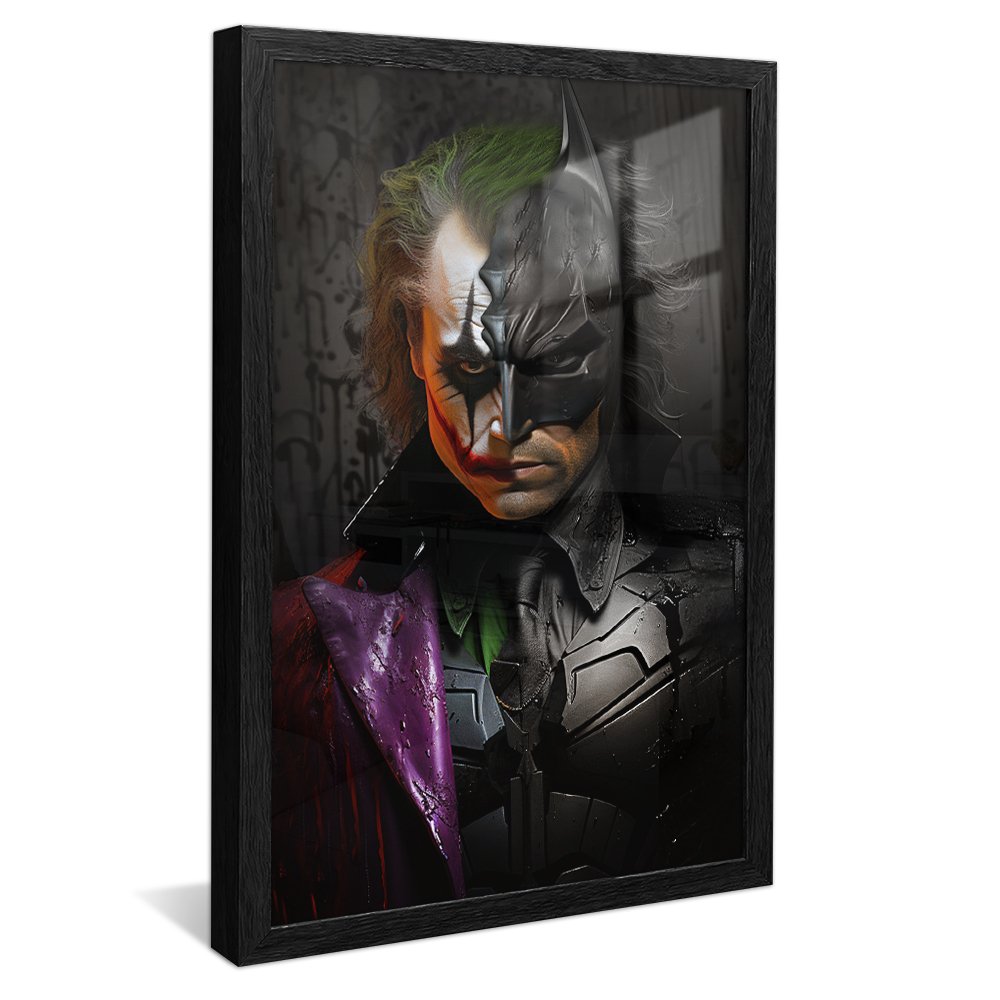 Half Bat, Half Clown Canvas