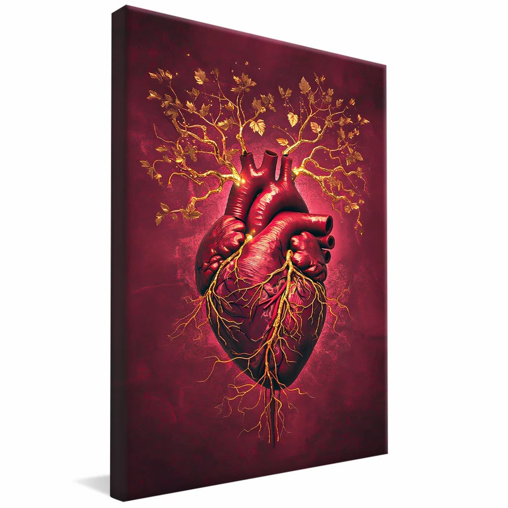 Heart Blossoming V1244 Canvas