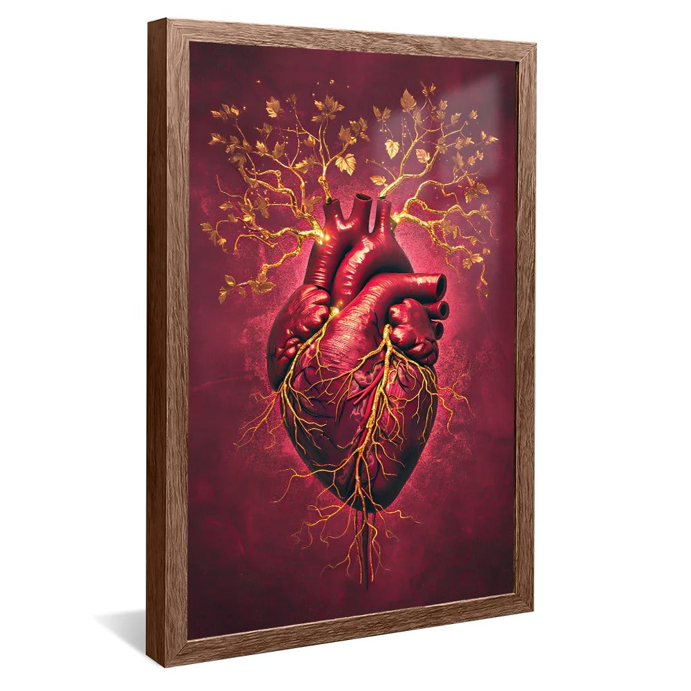 Heart Blossoming V1244 Canvas