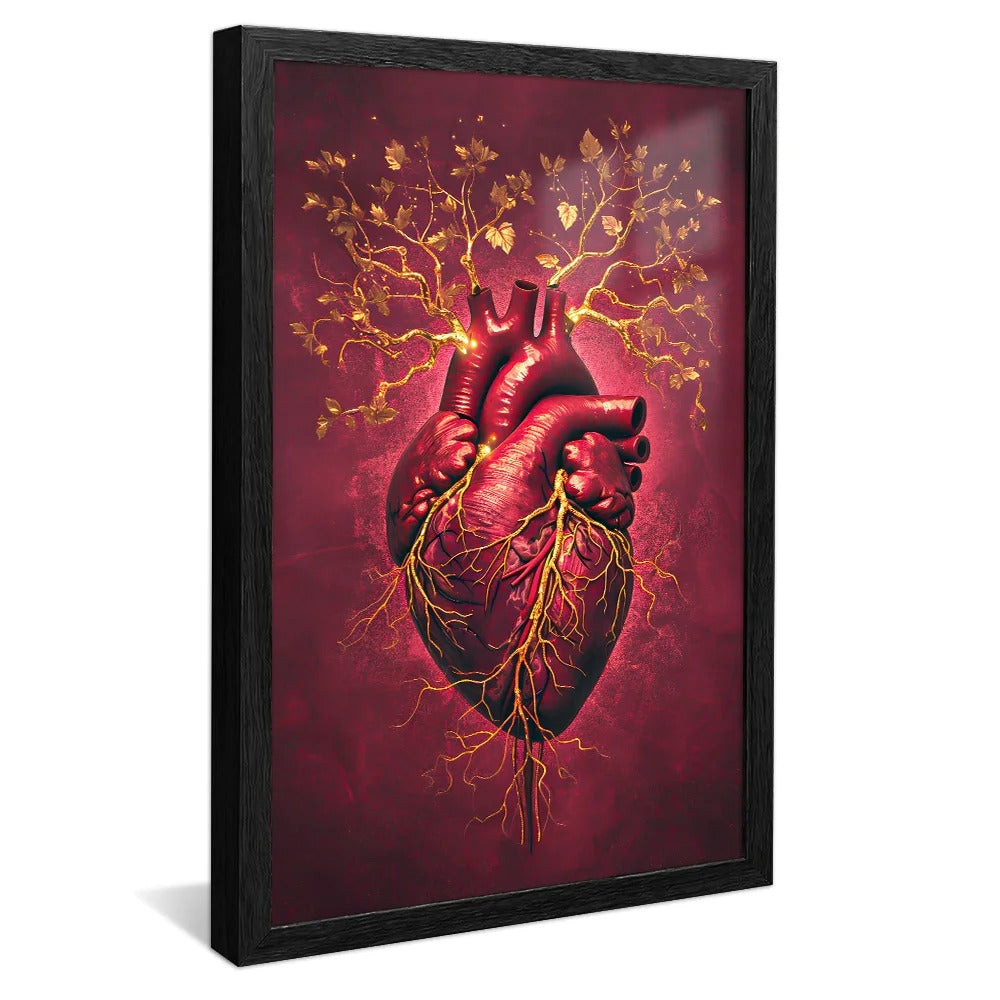 Heart Blossoming V1244 Canvas