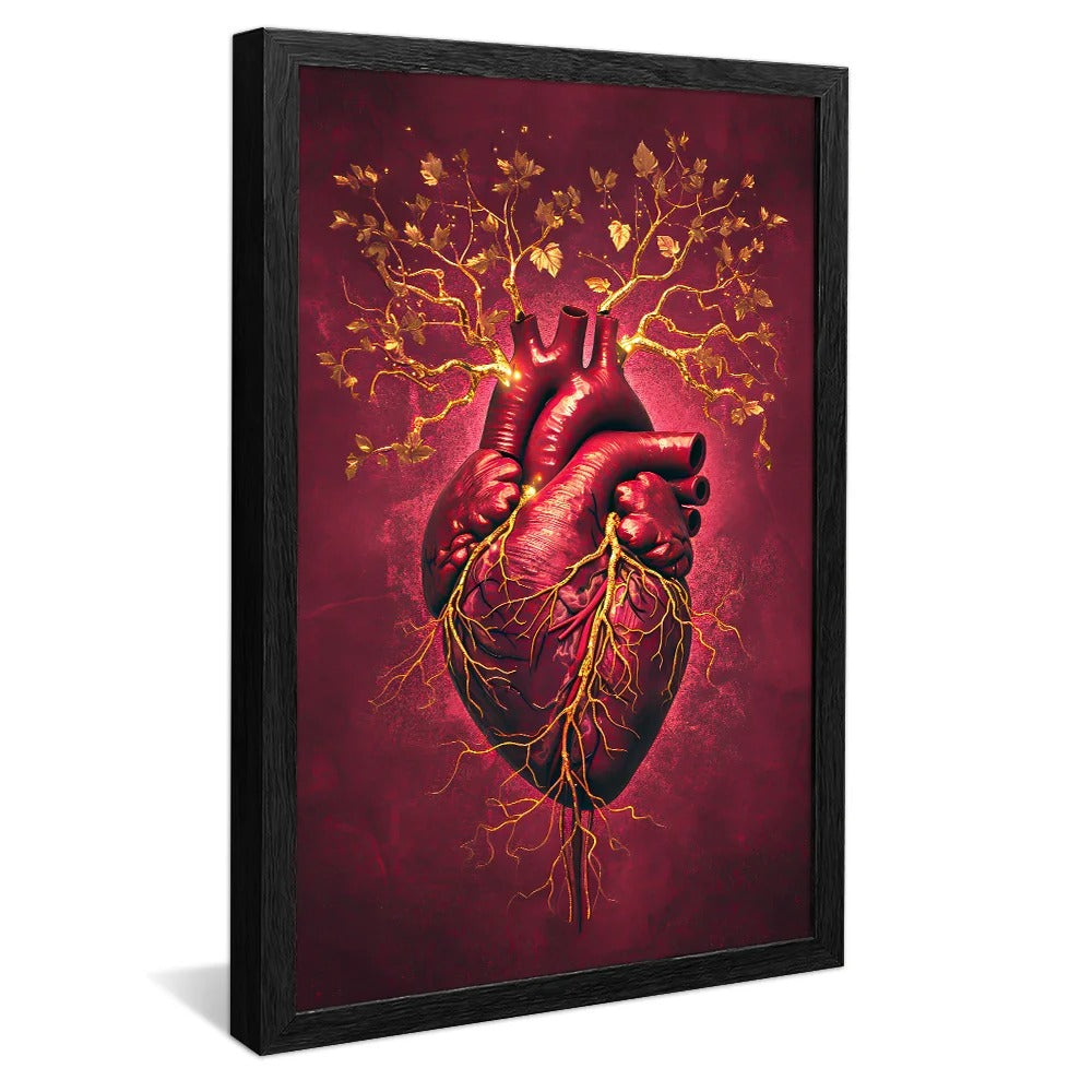 Heart Blossoming V1244 Canvas