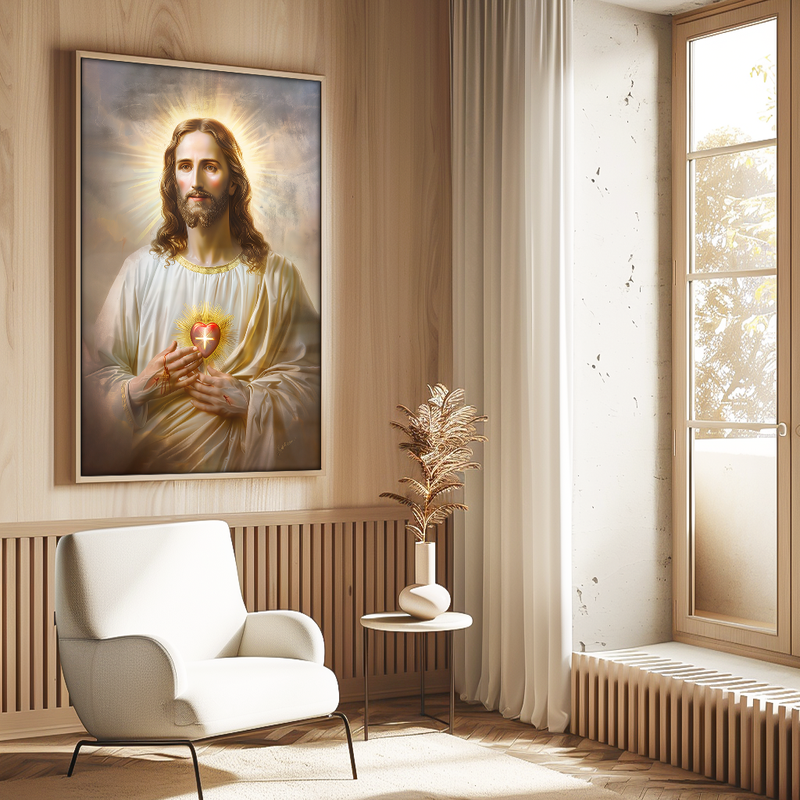 Heart of Jesus V1562 Canvas